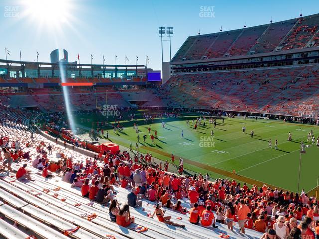 Clemson Memorial Stadium - Section A Seat View Clemson Memorial Stadium - Section A Seat View