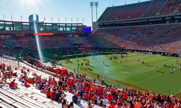 Clemson Memorial Stadium - Section A Seat View