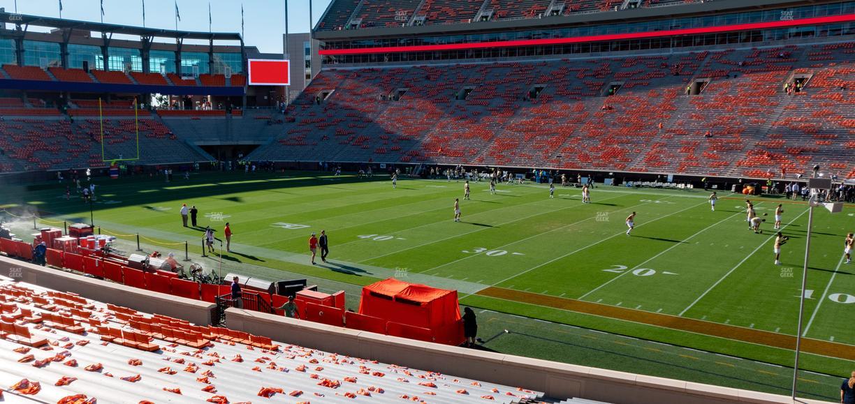 Clemson Memorial Stadium - Section B Seat View