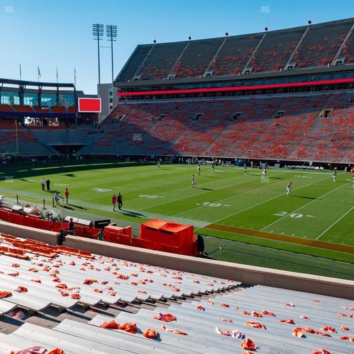 Clemson Memorial Stadium - Section B Seat View