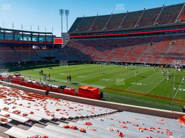 Clemson Memorial Stadium - Section B Seat View