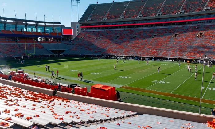 Clemson Memorial Stadium - Section B Seat View