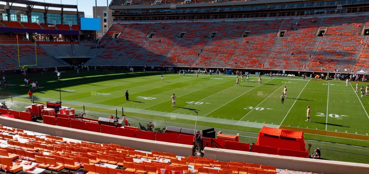 Clemson Memorial Stadium - Section C Seat View