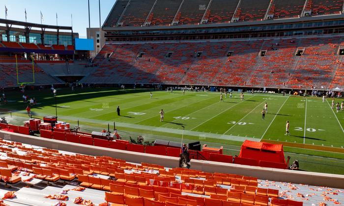 Clemson Memorial Stadium - Section C Seat View