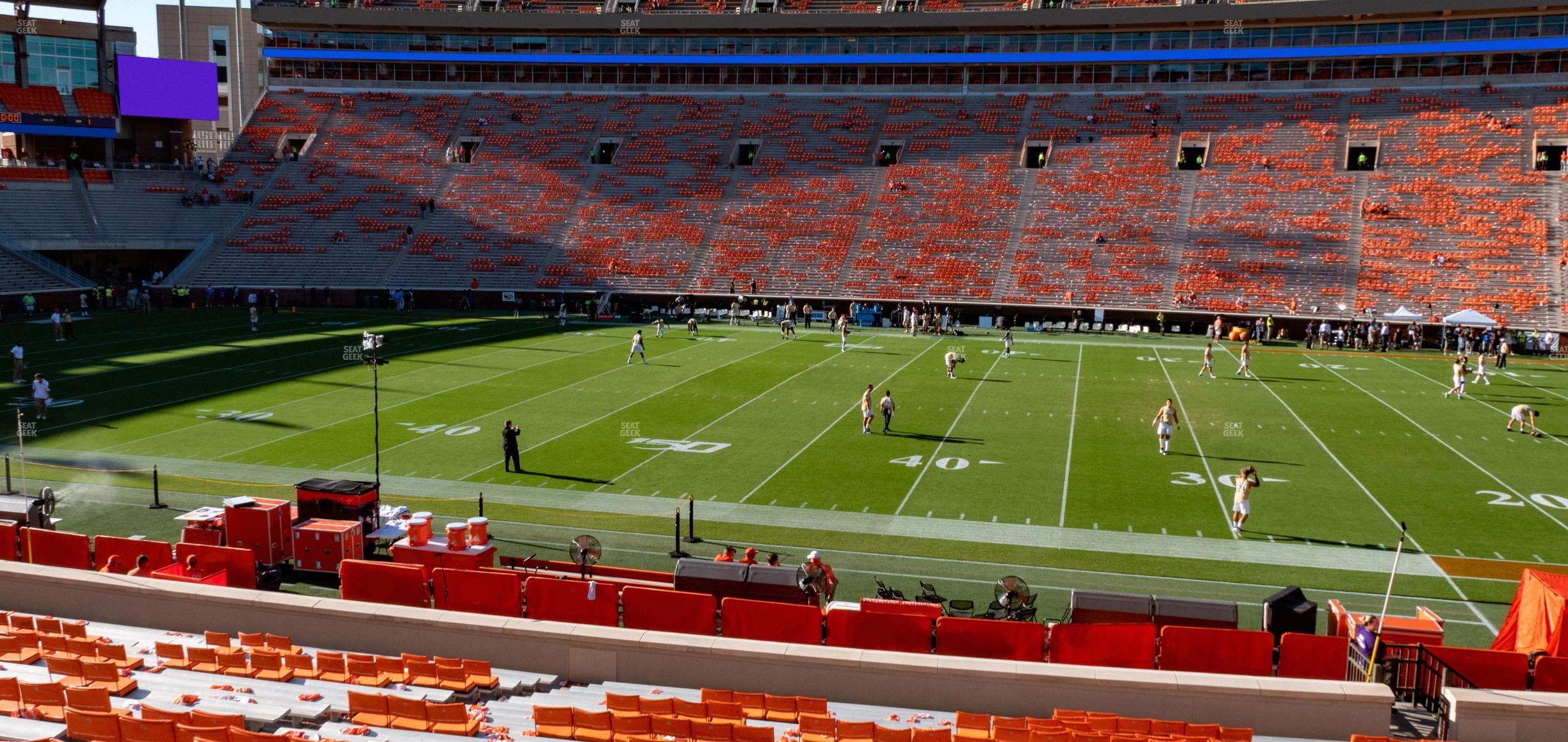 Clemson Memorial Stadium - Section D Seat View