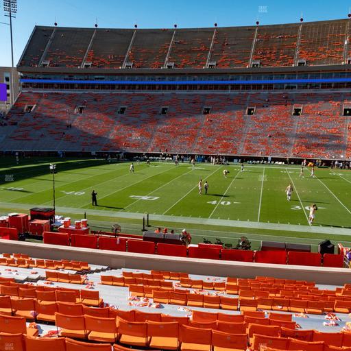 Clemson Memorial Stadium - Section D Seat View