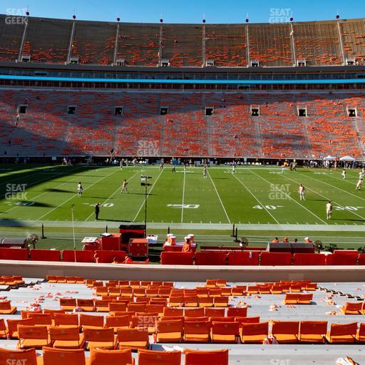 Clemson Memorial Stadium - Section E Seat View