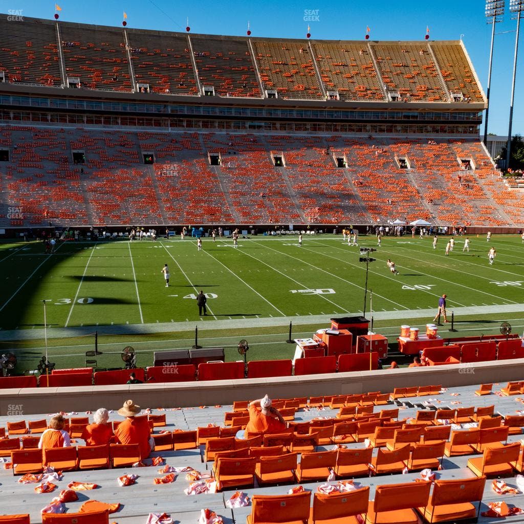Clemson Memorial Stadium - Section F Seat View