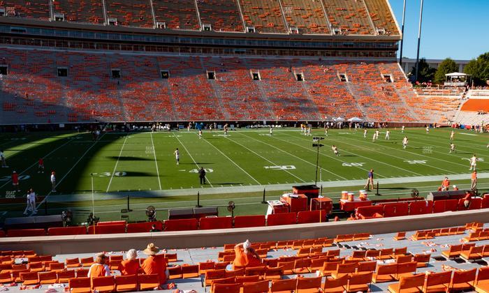 Clemson Memorial Stadium - Section F Seat View