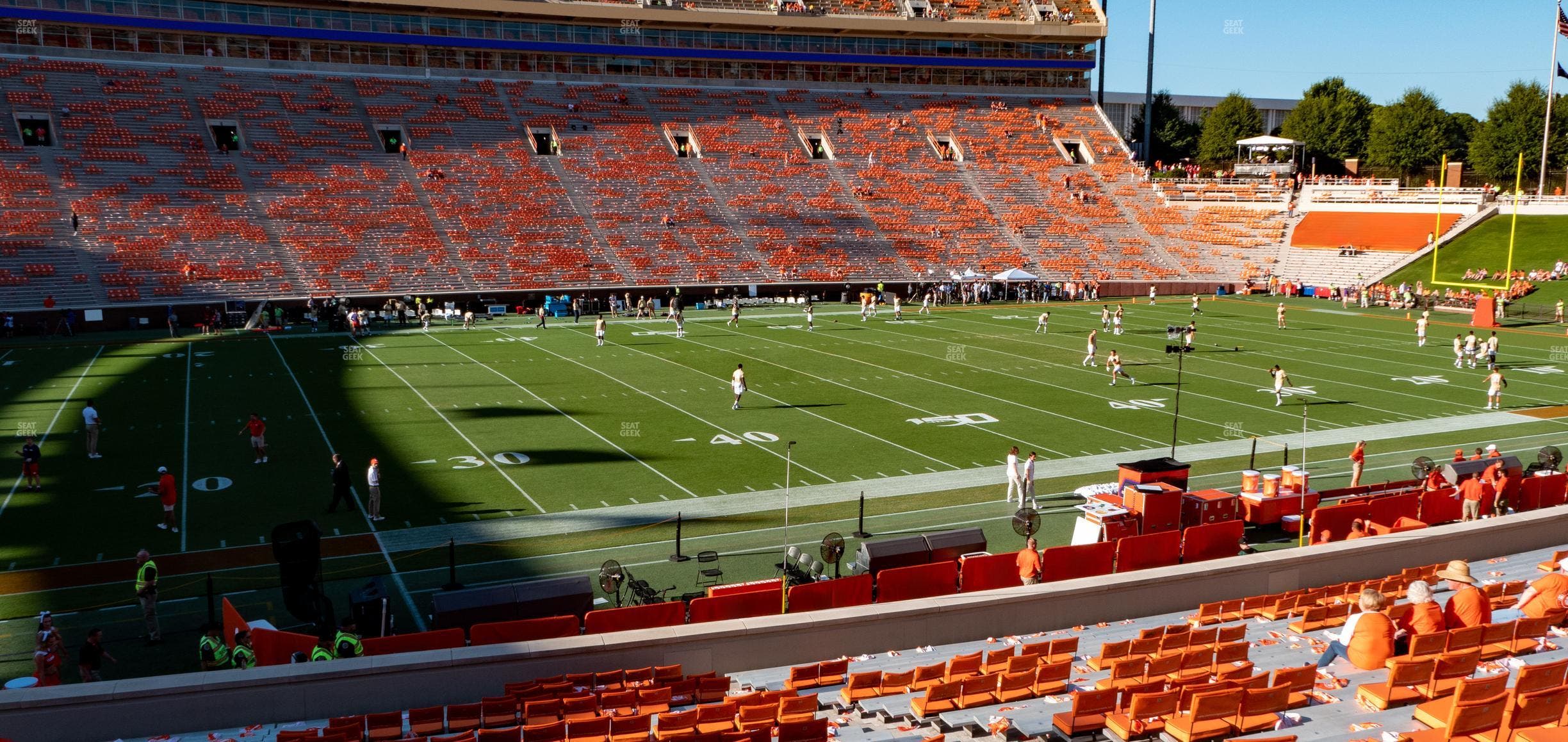 Clemson Memorial Stadium - Section G Seat View