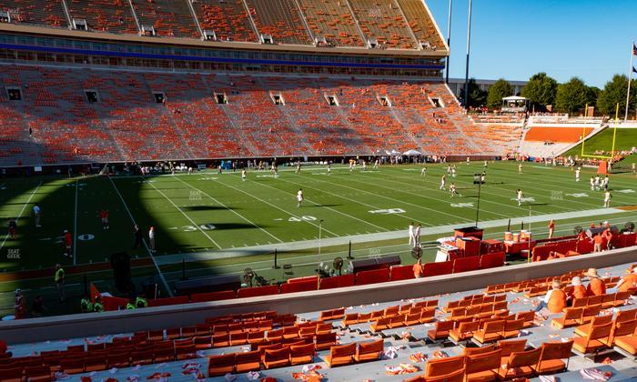 Clemson Memorial Stadium - Section G Seat View