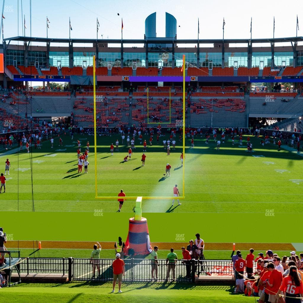 Clemson Memorial Stadium - Section Ga Hill Sro Seat View