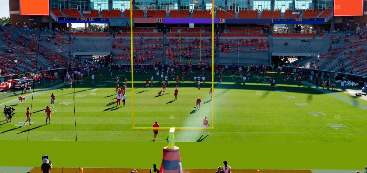 Clemson Memorial Stadium - Section Ga Hill Sro Seat View