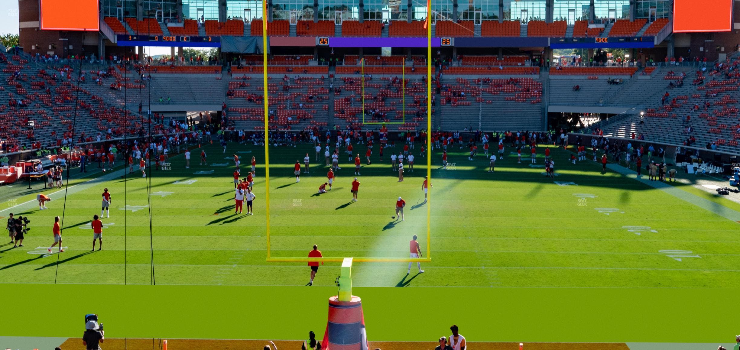 Clemson Memorial Stadium - Section Ga Hill Sro Seat View