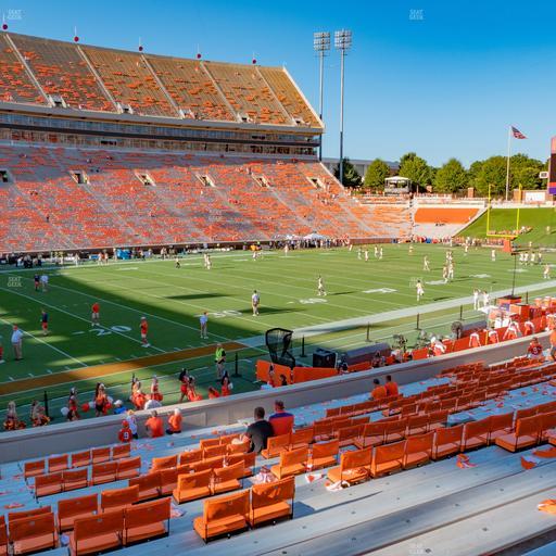 Clemson Memorial Stadium - Section H Seat View