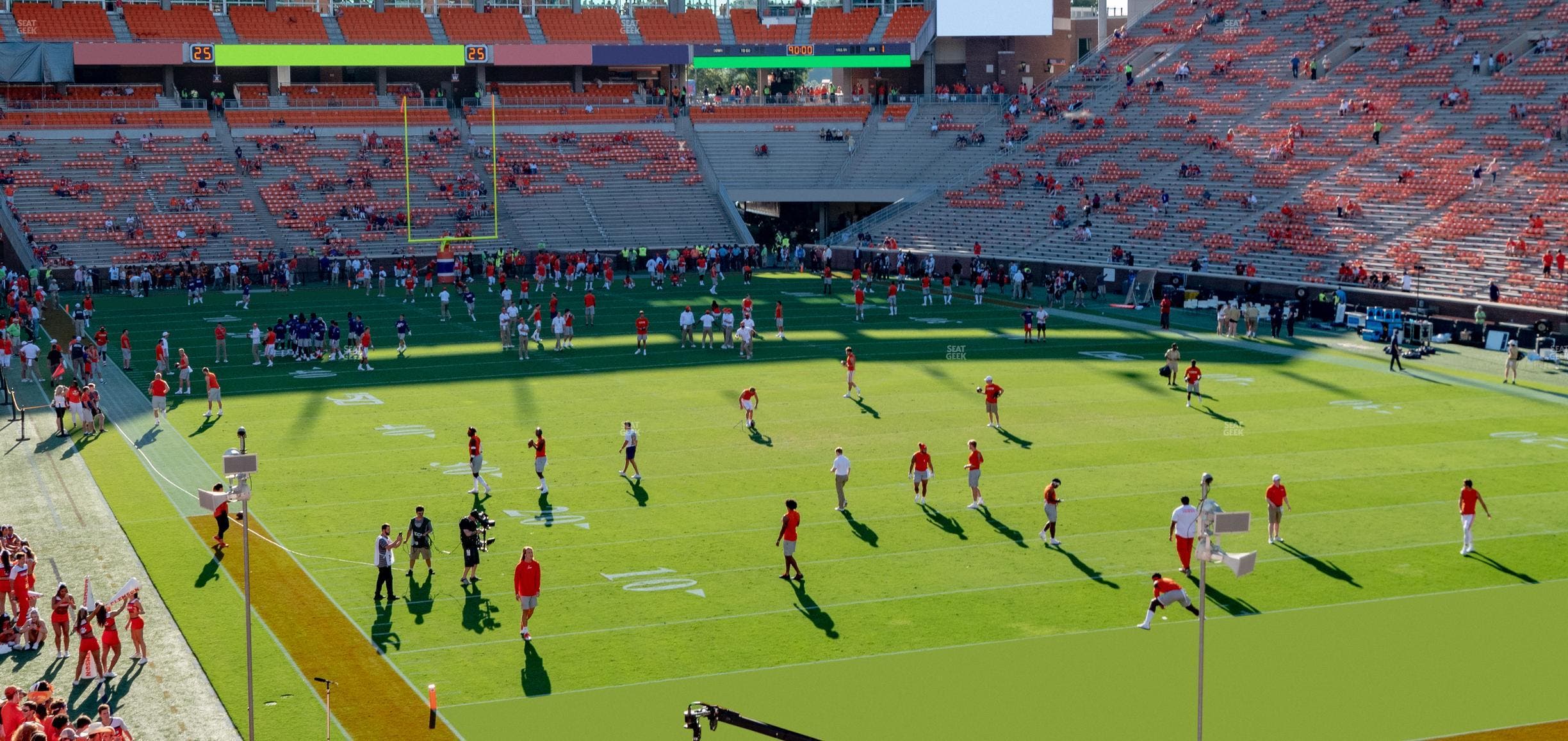 Clemson Memorial Stadium - Section Hill Aa Seat View