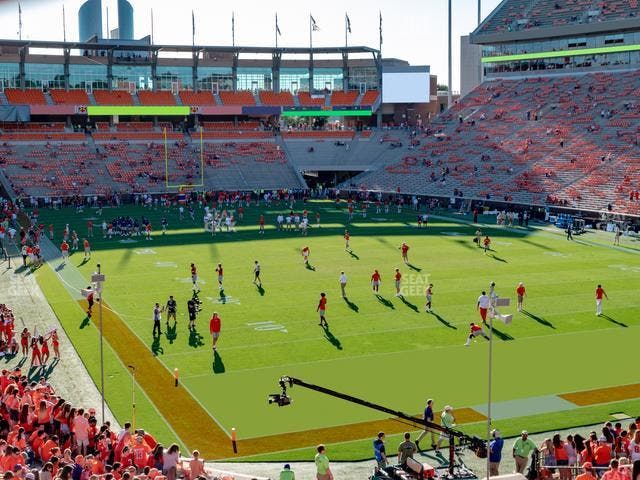 Clemson Memorial Stadium - Section Hill Aa Seat View