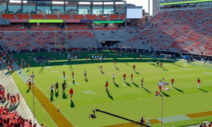 Clemson Memorial Stadium - Section Hill Aa Seat View