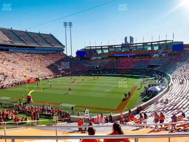 Clemson Memorial Stadium - Section Hill Kk Seat View
