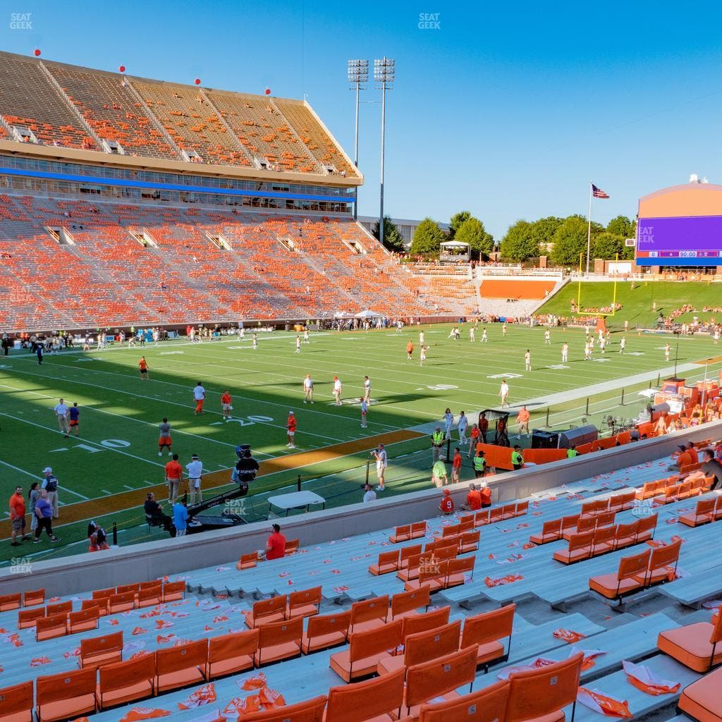 Clemson Memorial Stadium - Section I Seat View