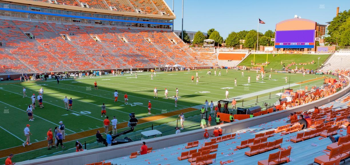 Clemson Memorial Stadium - Section I Seat View