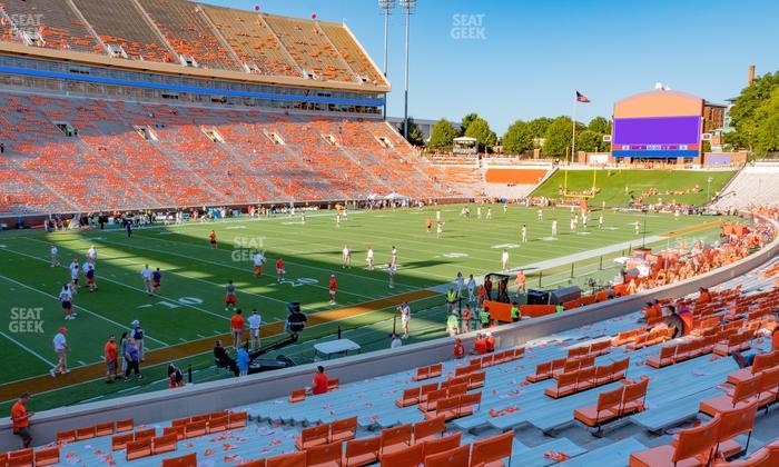 Clemson Memorial Stadium - Section I Seat View