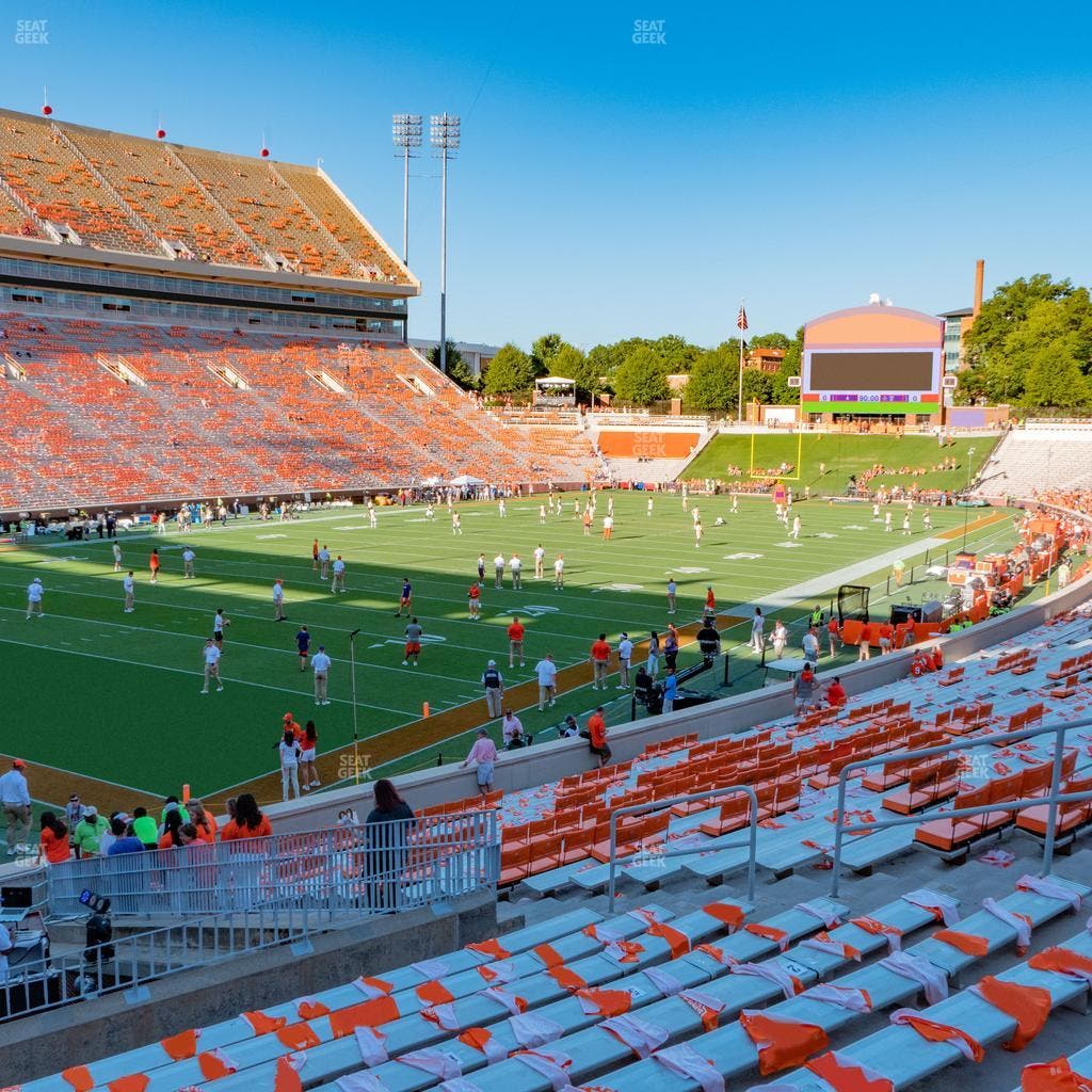 Clemson Memorial Stadium - Section J Seat View