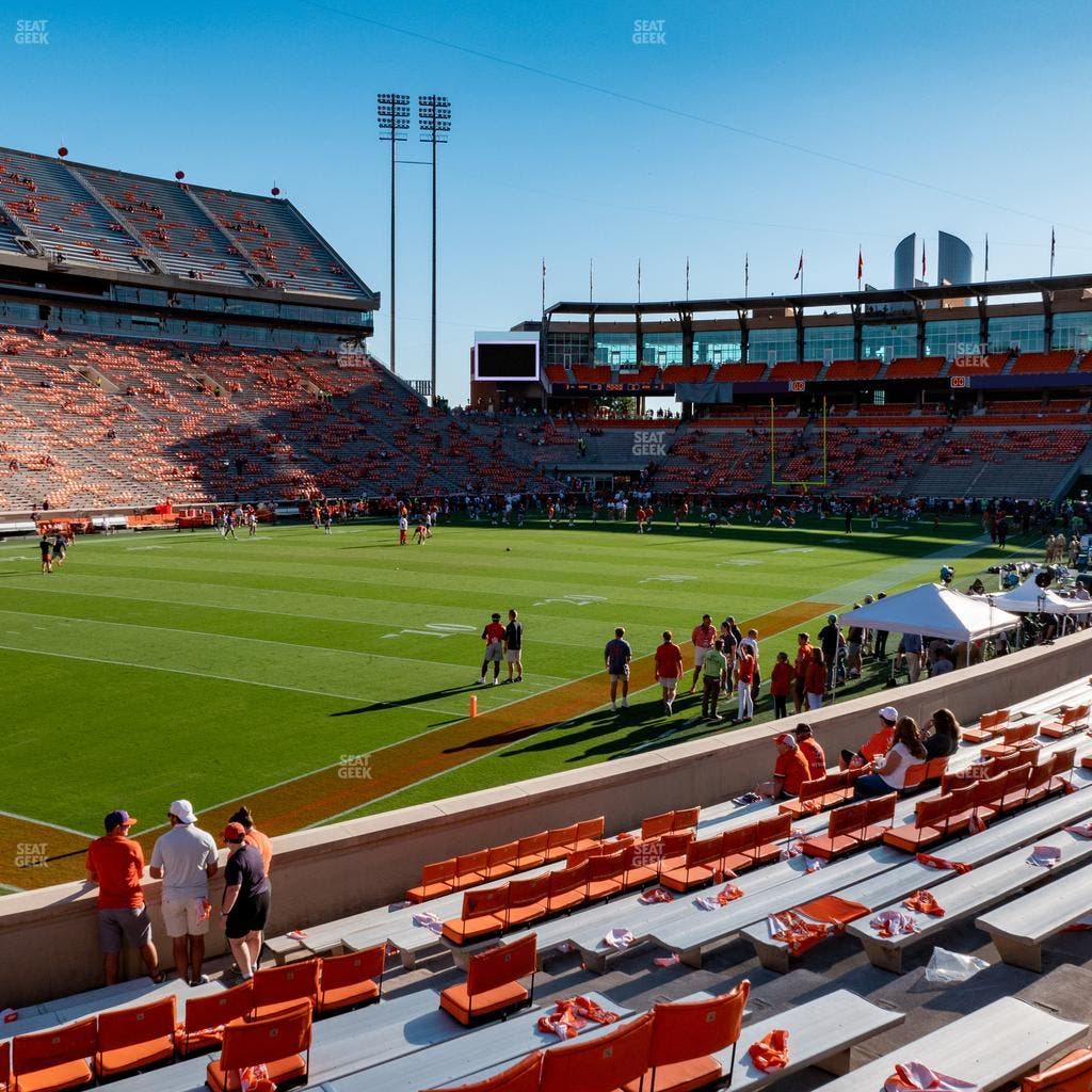 Clemson Memorial Stadium - Section K Seat View