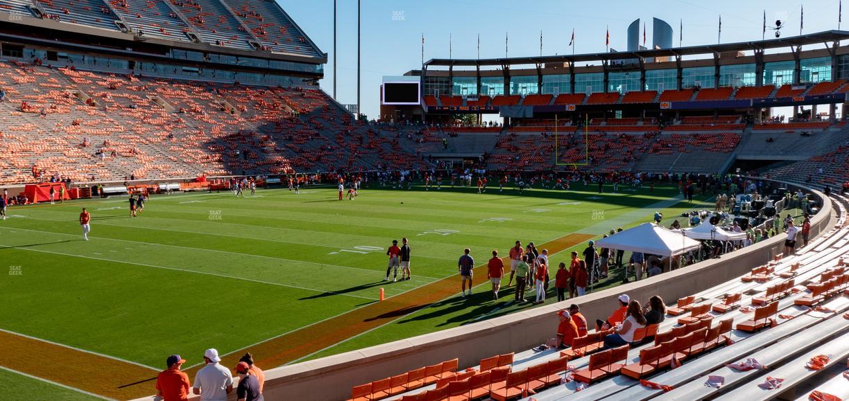 Clemson Memorial Stadium - Section K Seat View