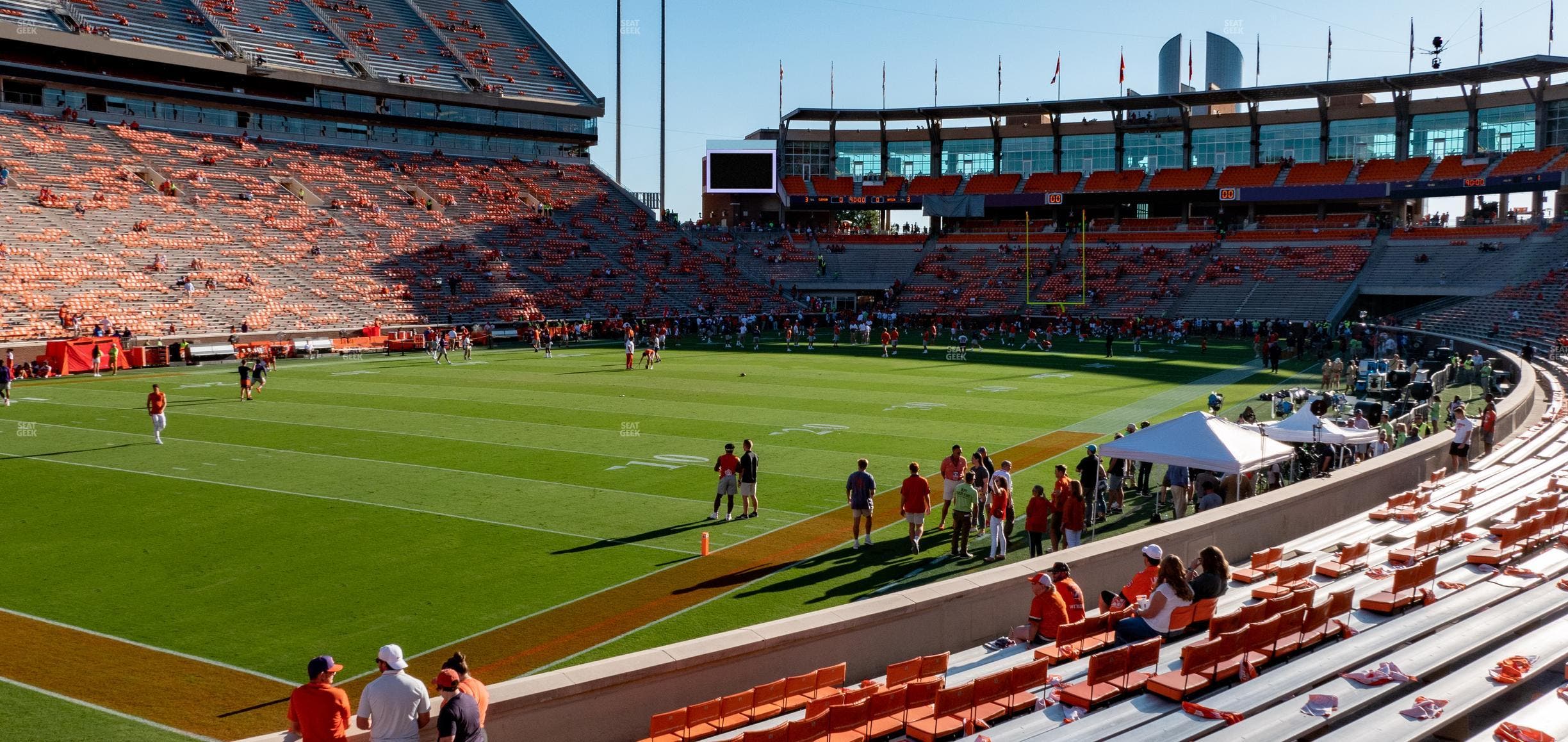 Clemson Memorial Stadium - Section K Seat View