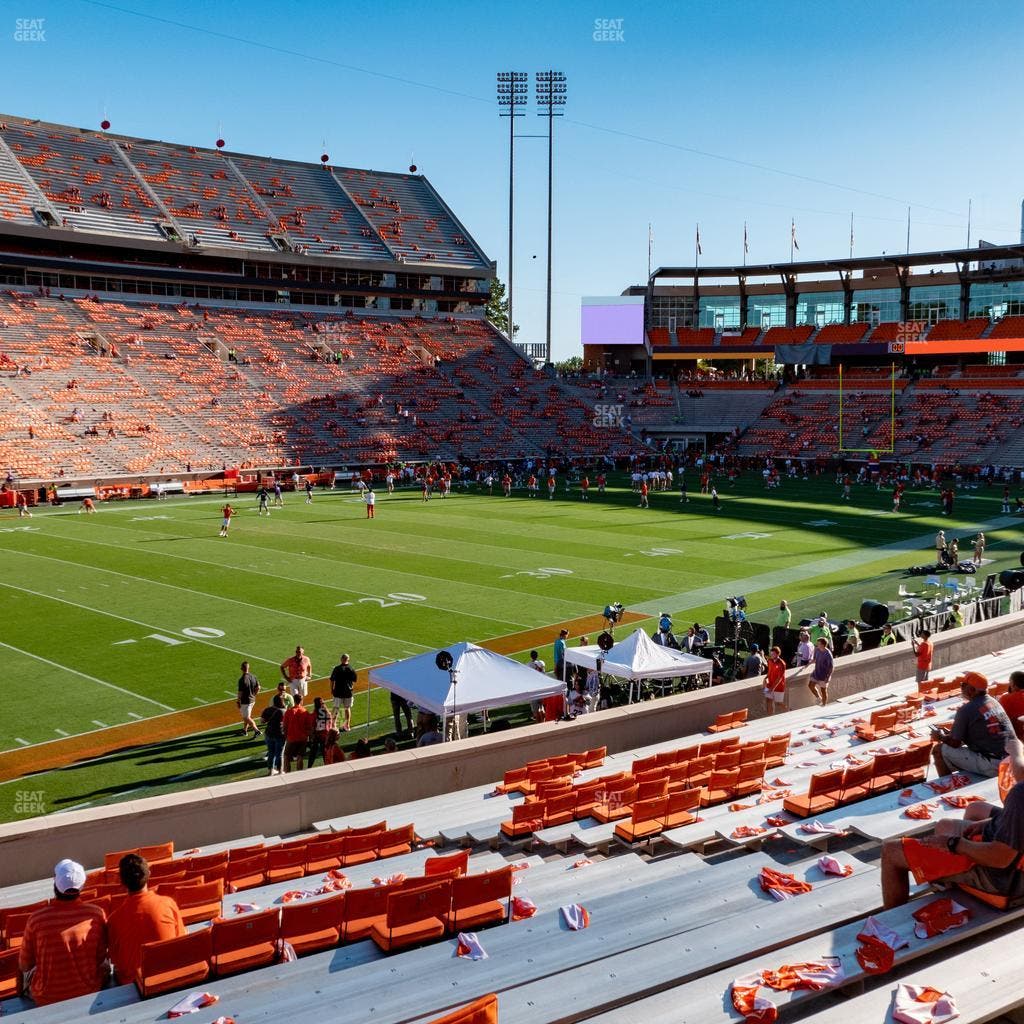 Clemson Memorial Stadium - Section L Seat View
