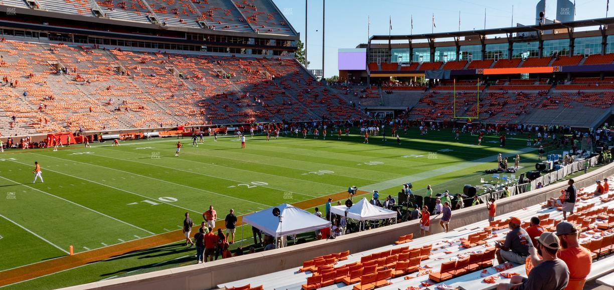 Clemson Memorial Stadium - Section L Seat View