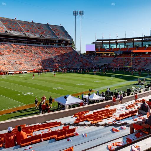 Clemson Memorial Stadium - Section L Seat View