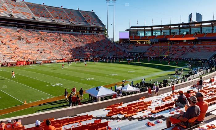 Clemson Memorial Stadium - Section L Seat View