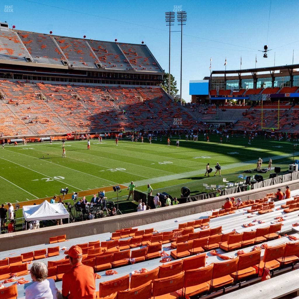 Clemson Memorial Stadium - Section M Seat View