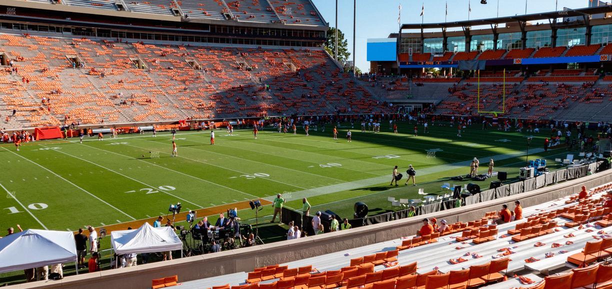 Clemson Memorial Stadium - Section M Seat View