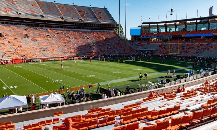Clemson Memorial Stadium - Section M Seat View