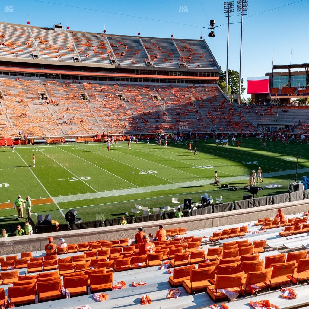 Clemson Memorial Stadium - Section N Seat View