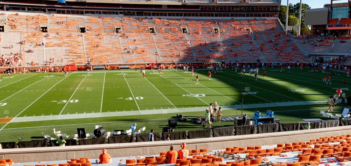 Clemson Memorial Stadium - Section O Seat View