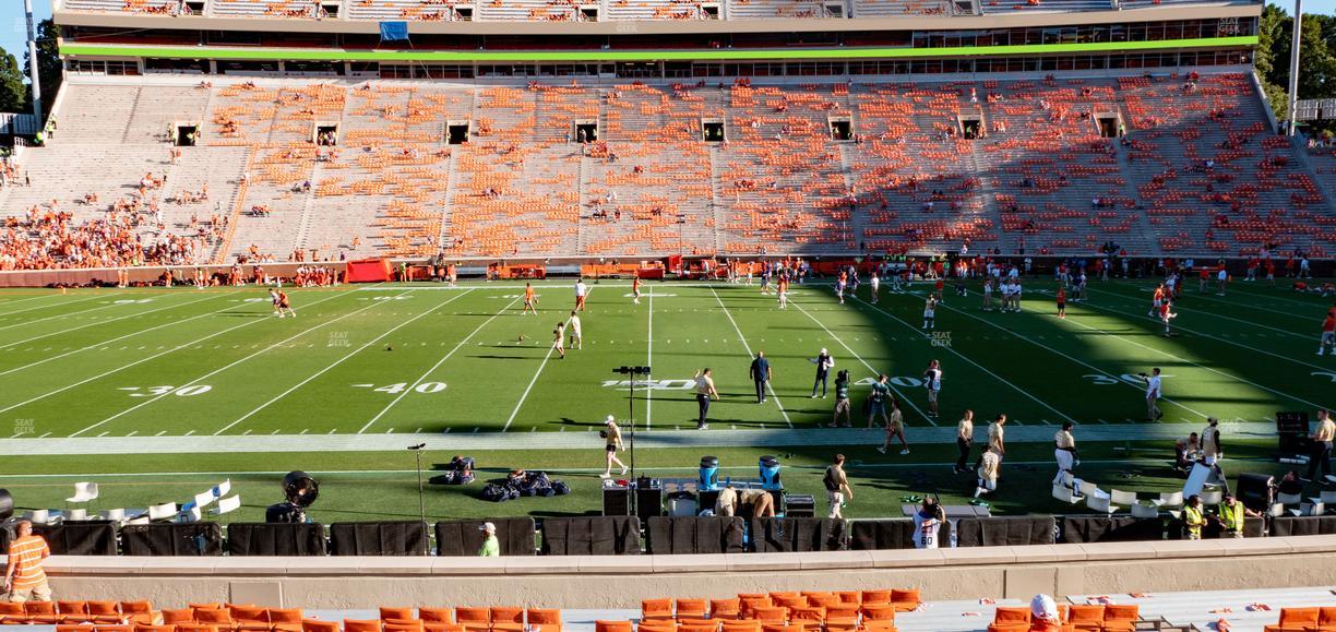 Clemson Memorial Stadium - Section P Seat View