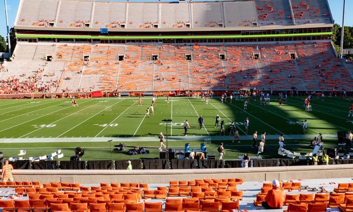 Clemson Memorial Stadium - Section P Seat View