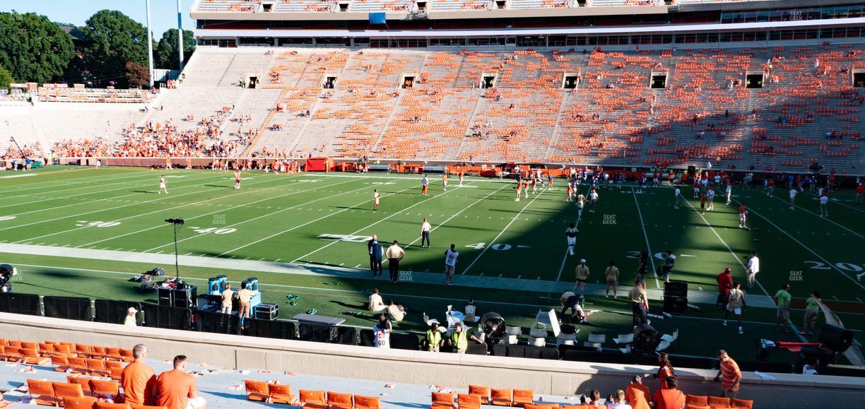 Clemson Memorial Stadium - Section Q Seat View