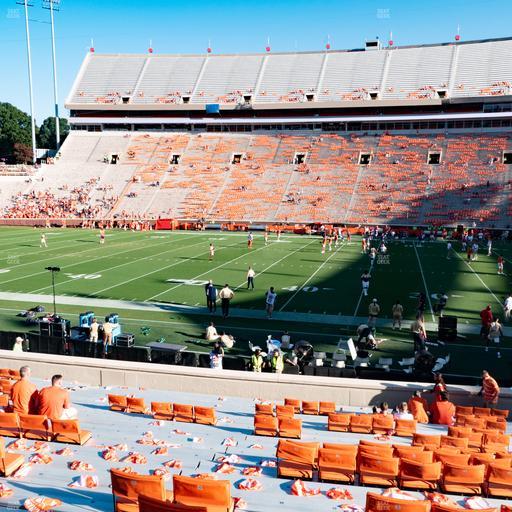 Clemson Memorial Stadium - Section Q Seat View