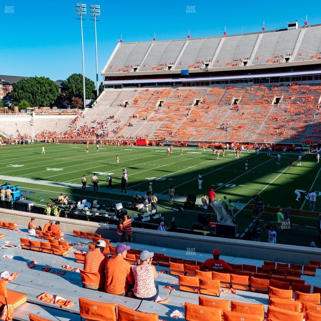 Clemson Memorial Stadium - Section R Seat View