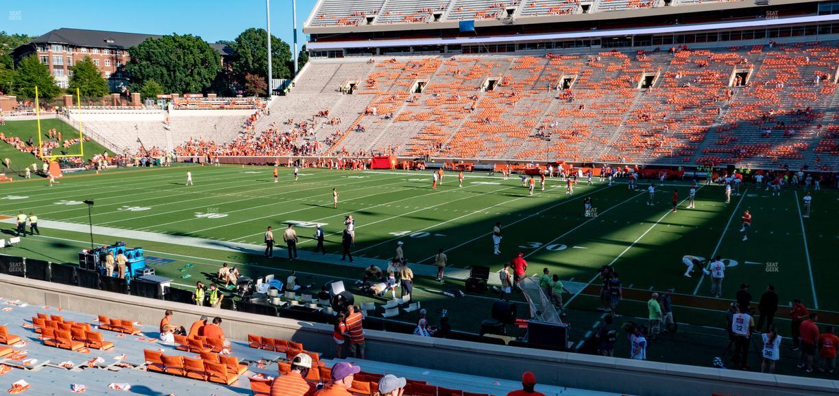 Clemson Memorial Stadium - Section R Seat View