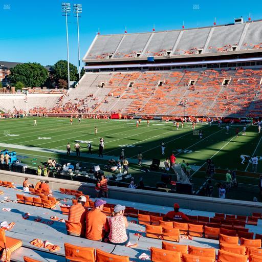 Clemson Memorial Stadium - Section R Seat View