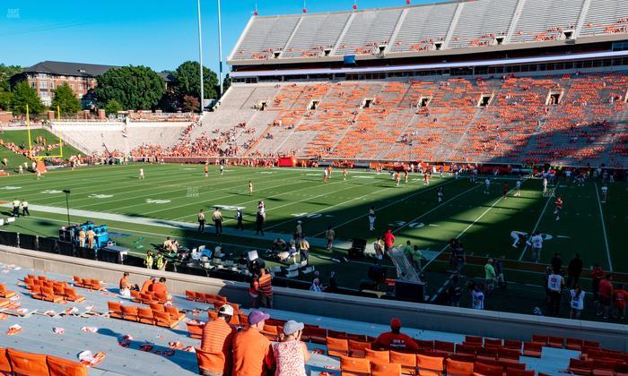 Clemson Memorial Stadium - Section R Seat View