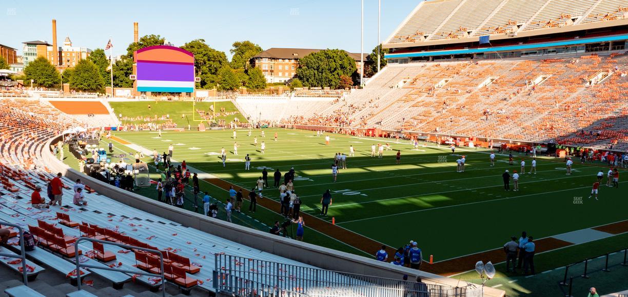 Clemson Memorial Stadium - Section T Seat View