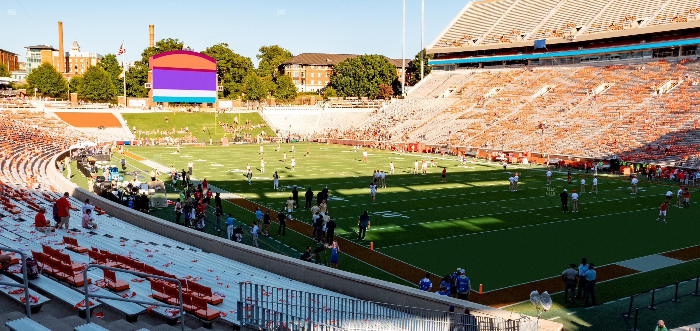 Clemson Memorial Stadium - Section T Seat View