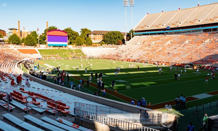 Clemson Memorial Stadium - Section T Seat View
